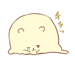 Polar bear Ghost sticker #7782035
