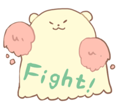 Polar bear Ghost sticker #7782039