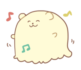 Polar bear Ghost sticker #7782058