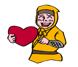 Ninjya boy ,the Master of love! sticker #7782078
