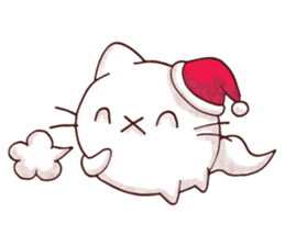 Fab Cat Winter Christmas Holiday Special sticker #7782116