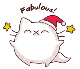Fab Cat Winter Christmas Holiday Special sticker #7782135