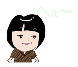 Cute threesome Loose daily conversation sticker #7782161