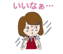 Cute threesome Loose daily conversation sticker #7782170