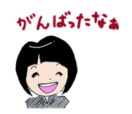 Cute threesome Loose daily conversation sticker #7782171