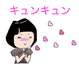 Cute threesome Loose daily conversation sticker #7782183