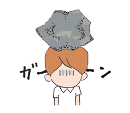 Cute threesome Loose daily conversation sticker #7782184