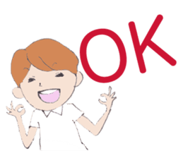 Cute threesome Loose daily conversation sticker #7782186