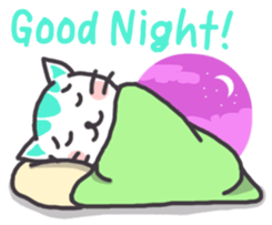 Mint Kitten sticker #7782672