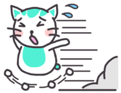 Mint Kitten sticker #7782675