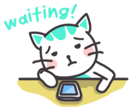 Mint Kitten sticker #7782677