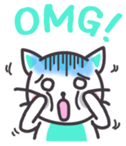 Mint Kitten sticker #7782678