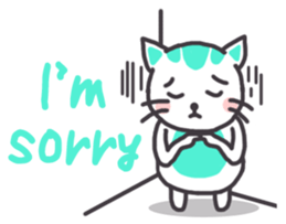 Mint Kitten sticker #7782680