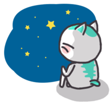 Mint Kitten sticker #7782682