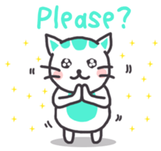 Mint Kitten sticker #7782685