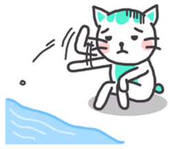 Mint Kitten sticker #7782686