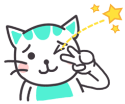 Mint Kitten sticker #7782688