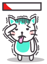 Mint Kitten sticker #7782689