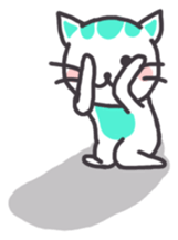 Mint Kitten sticker #7782692
