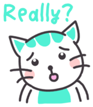 Mint Kitten sticker #7782693