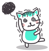 Mint Kitten sticker #7782696