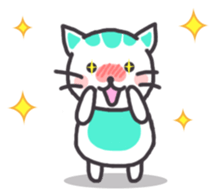 Mint Kitten sticker #7782699