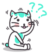 Mint Kitten sticker #7782701