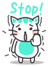 Mint Kitten sticker #7782703
