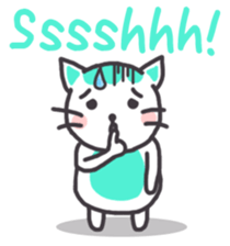 Mint Kitten sticker #7782704