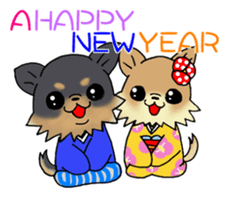 Greetings of the event by puppy. sticker #7784164