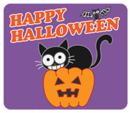 A naughty cat by Masayumi sticker #7784385