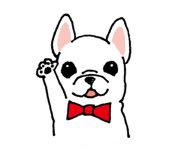 French Bulldog BOO2 sticker #7785308