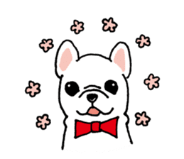 French Bulldog BOO2 sticker #7785326