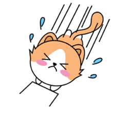 Family House Cat Anxious Moody sticker #7785432