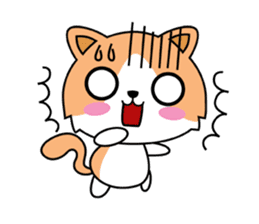 Family House Cat Anxious Moody sticker #7785434