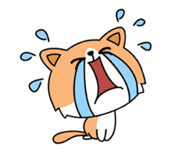 Family House Cat Anxious Moody sticker #7785437