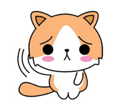 Family House Cat Anxious Moody sticker #7785441