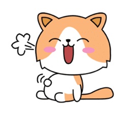 Family House Cat Anxious Moody sticker #7785448