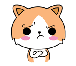 Family House Cat Anxious Moody sticker #7785453