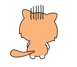 Family House Cat Anxious Moody sticker #7785454