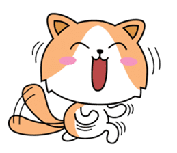 Family House Cat Anxious Moody sticker #7785456