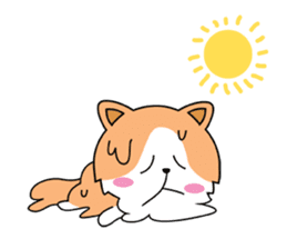 Family House Cat Anxious Moody sticker #7785459