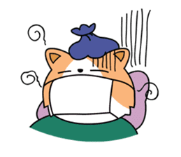 Family House Cat Anxious Moody sticker #7785467