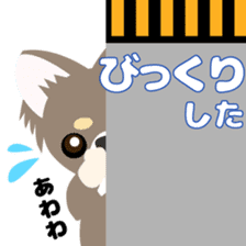 Chihuahua stance sticker #7785570