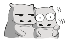 Homma the hippo sticker #7786273