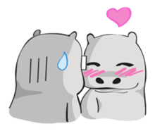 Homma the hippo sticker #7786286