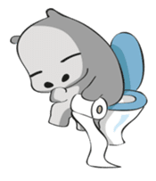 Homma the hippo sticker #7786288