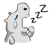 Homma the hippo sticker #7786290