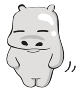 Homma the hippo sticker #7786298