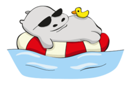 Homma the hippo sticker #7786299